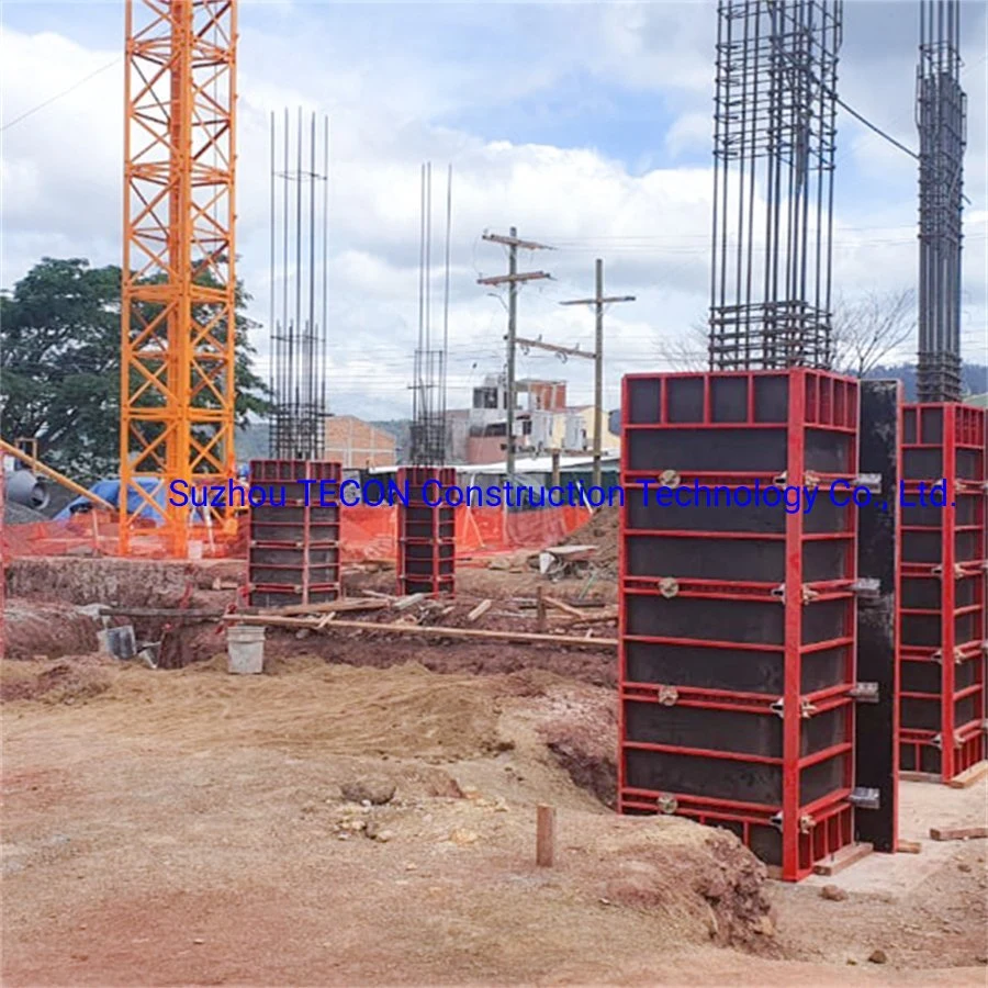 Tecon Competitive Price Steel Frame Modular Column Wall Formwork