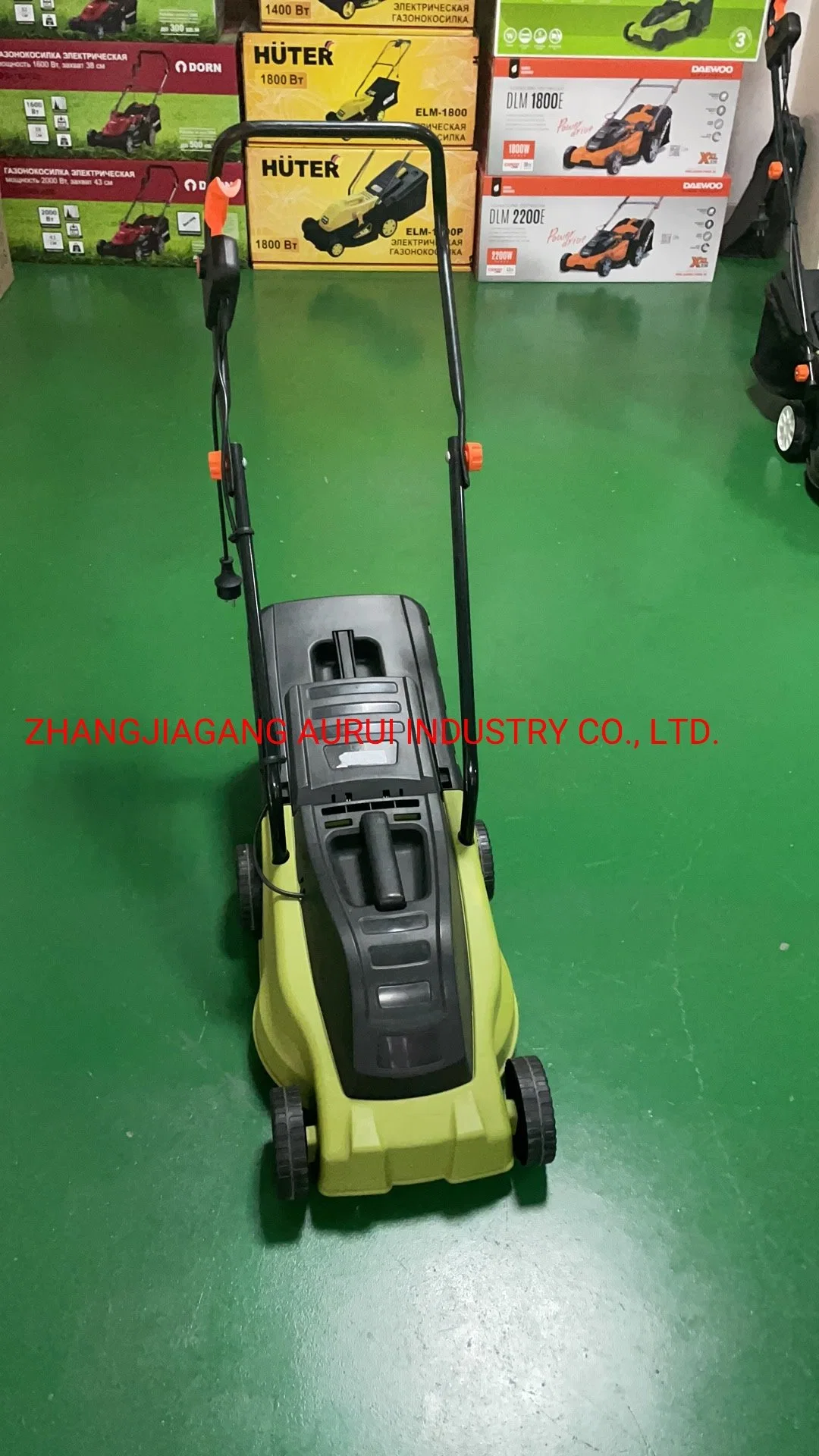 Powerful 1000W Electric Lawn Mower with Mechanical Brake Home Use