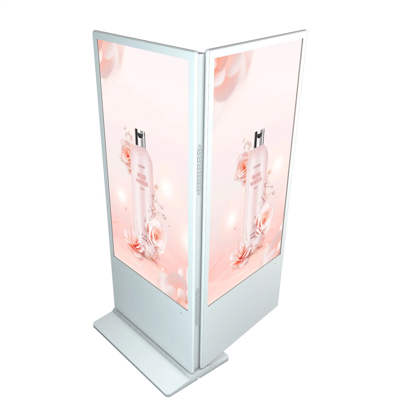 55 65 70 75 85inch Indoor Shopping Mall LCD Doppel Side Kiosk Dual Screen Digital Signage Touchscreen-Ständer