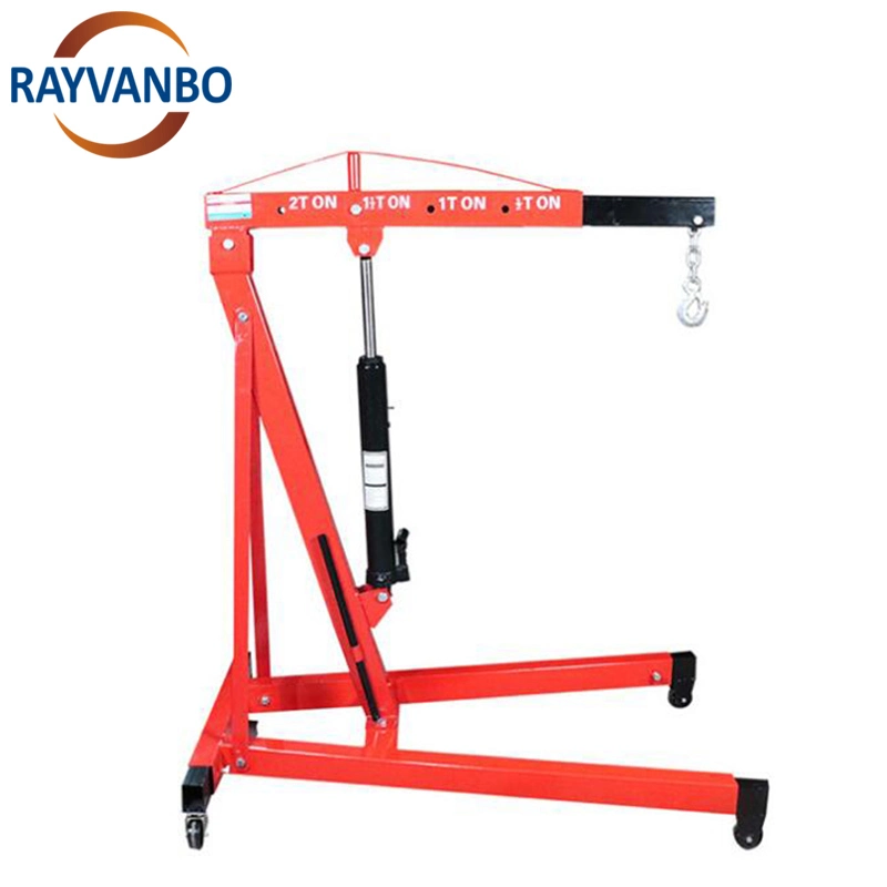 Heavy Duty Discount Price Multifunctional Engine Hoist Hydraulic Foldable Shop Crane Engine Jack