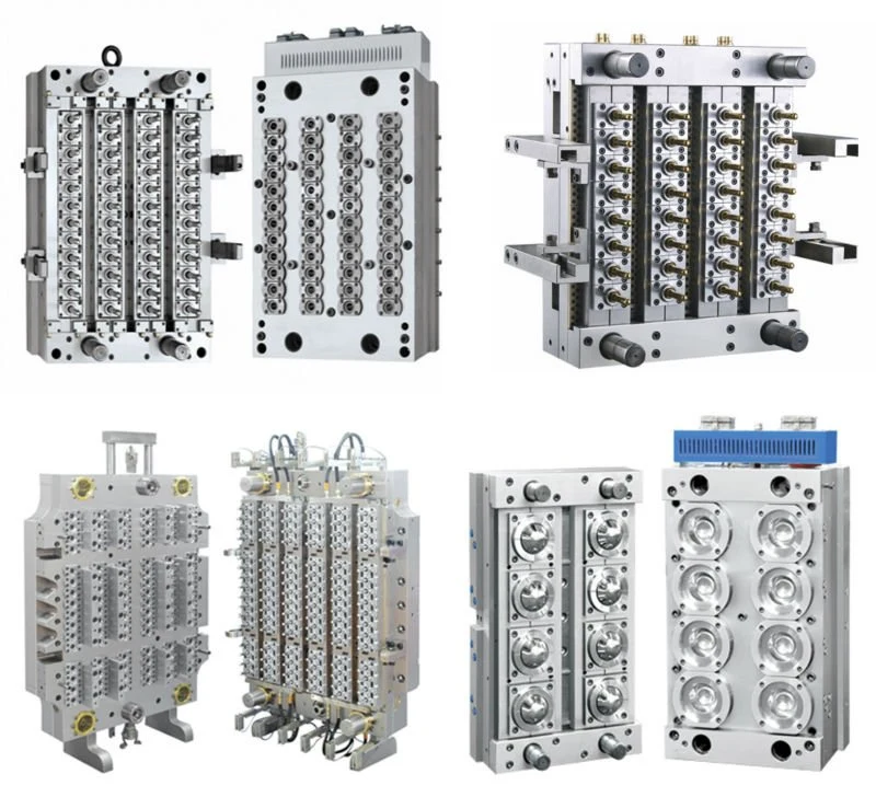 6 Cavity Pet Preform Mold/Mould Wide Neck with Pneumatice Valve Gate System