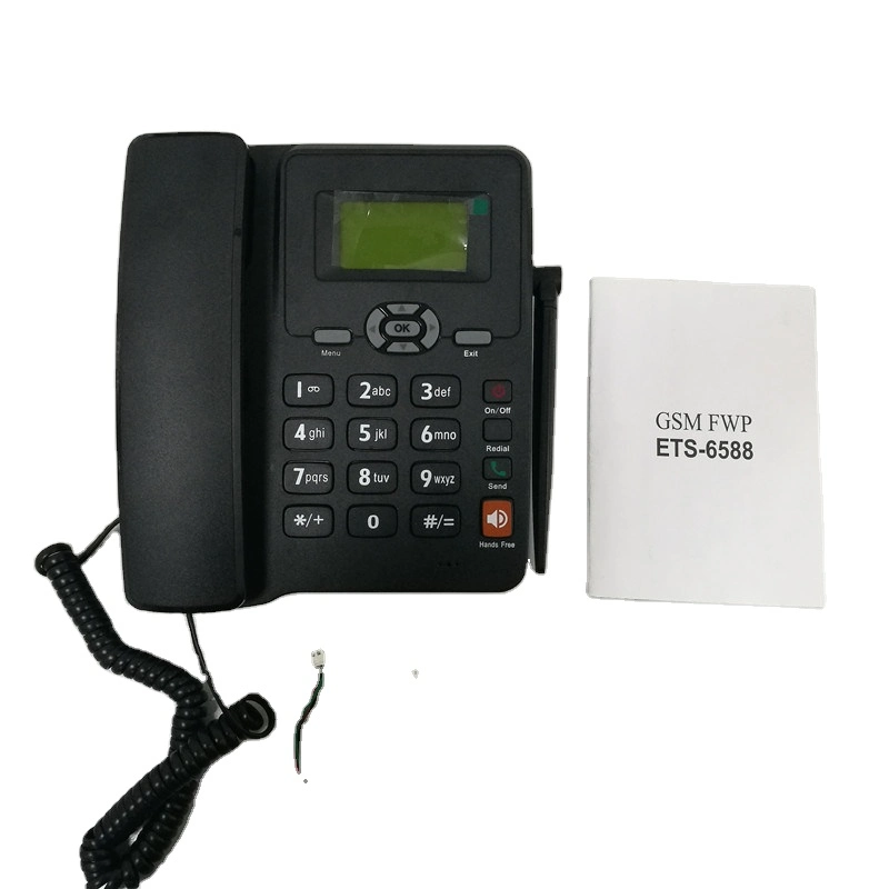 Dual SIM Card GSM Wireless Phone Cordless Telephone Fixed with FM/Radio/High quality/High cost performance 