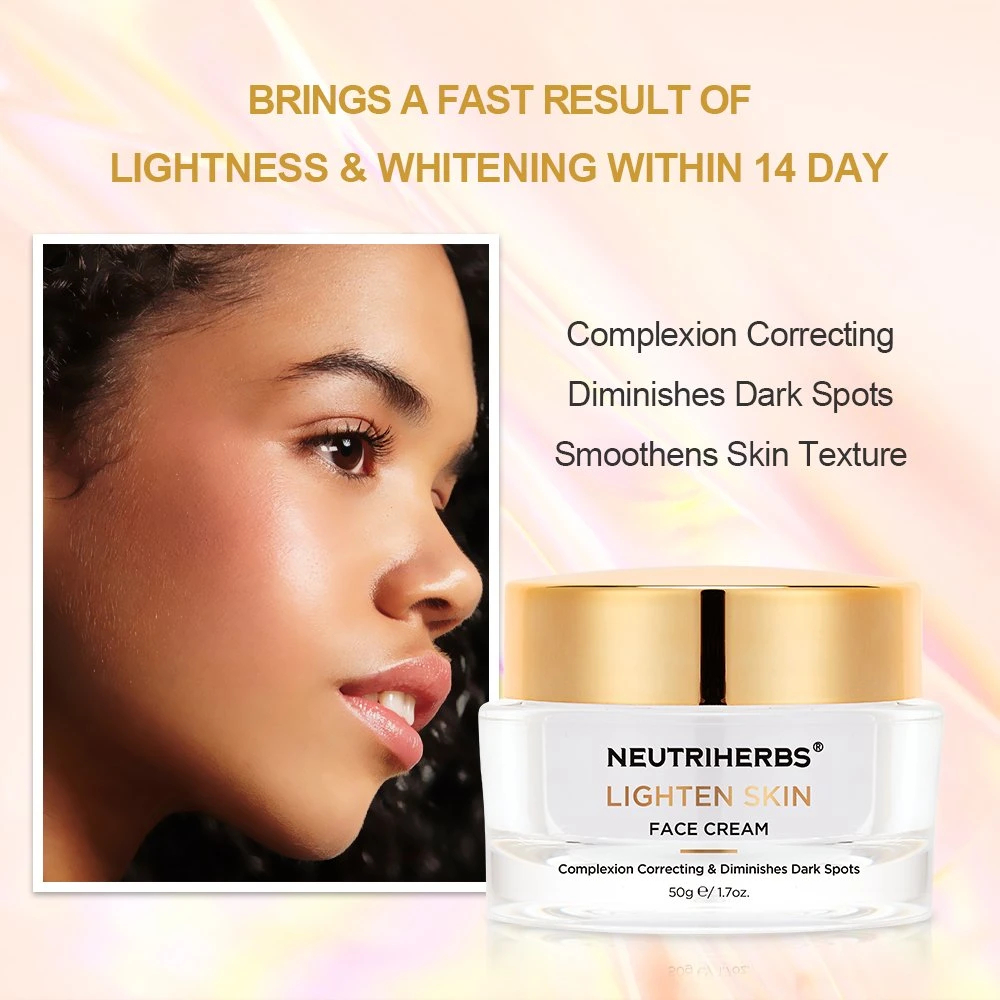 Neutrutriherbs de alta calidad Symwhite 377 + ácido tranexámico + Glabridina + Crema facial blanqueadora de vitamina C con SPF