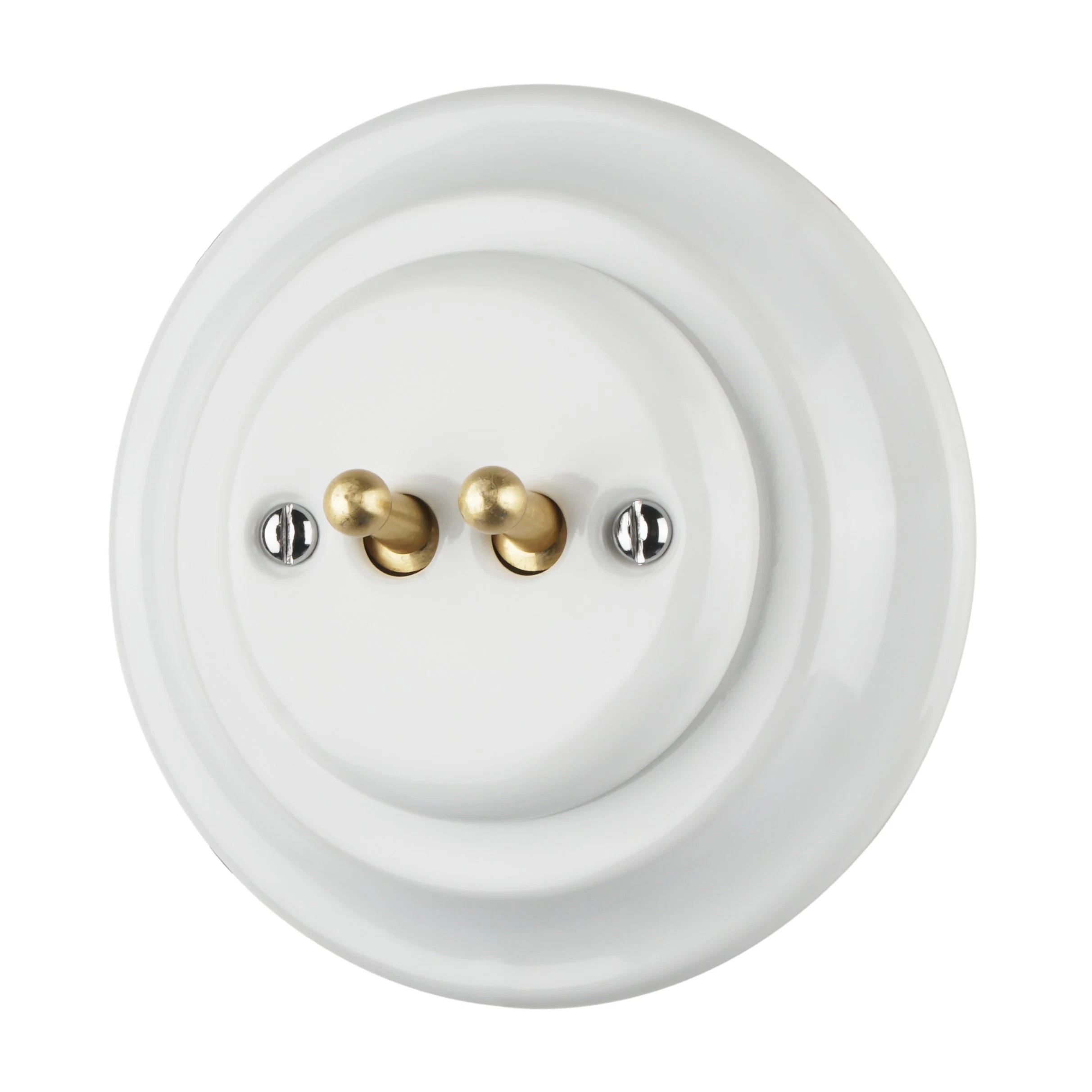 Keruida Retro Ceramic Toggle Switches and Socket for Home Decoration