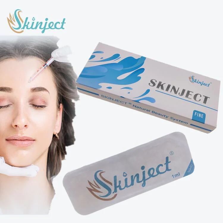 Skinject piel Filler frente Anti arrugas Huyaluronic Acid Gel Dermal Inyección de líquido de relleno