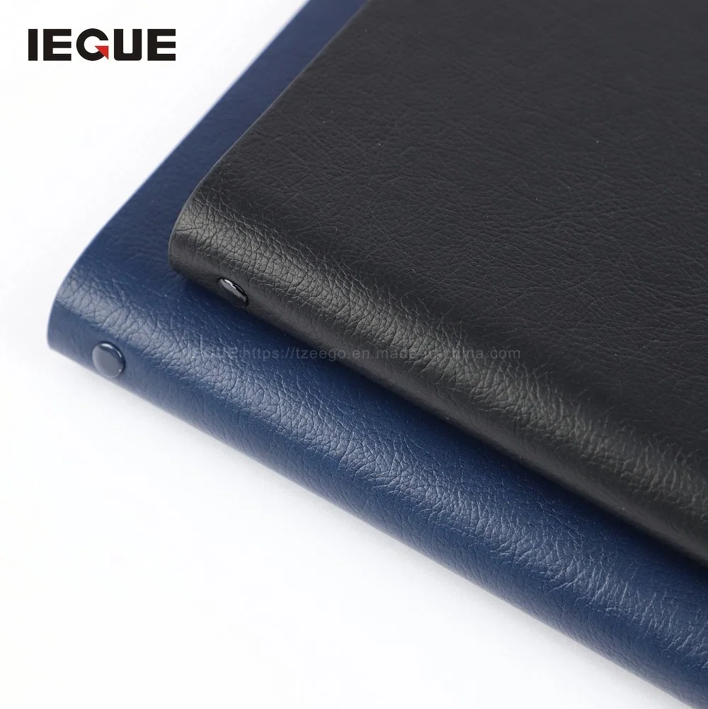 Custom PU Leather Budget Binder Office Supplies with Metal Corner Notebook Planner