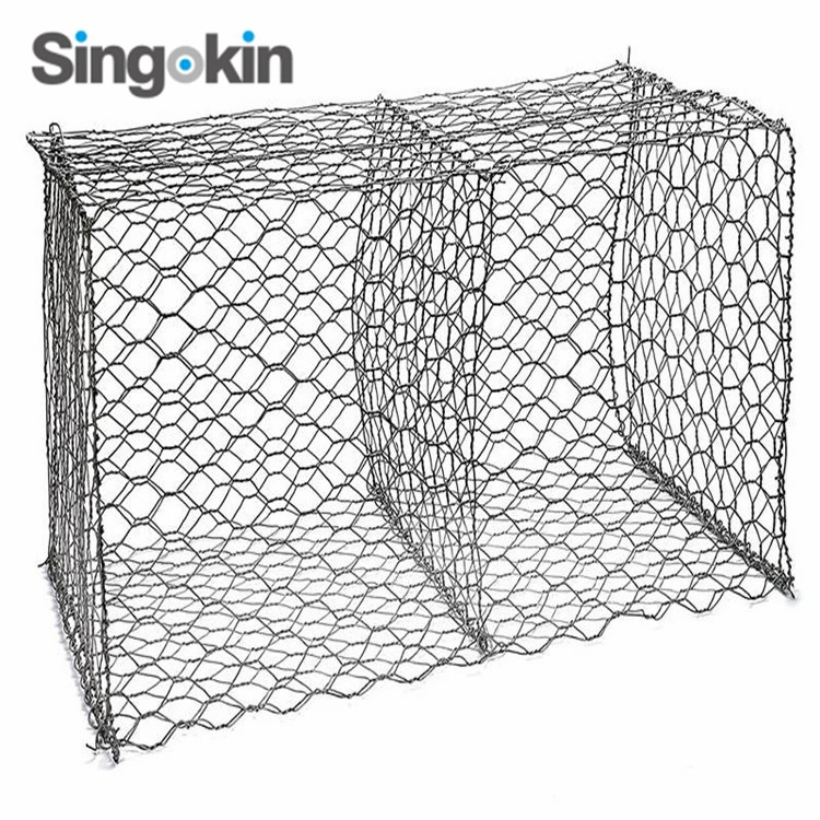 Al5zn95 Quality Galvanized Gabion Wire Baskets Wire Gabion Wall