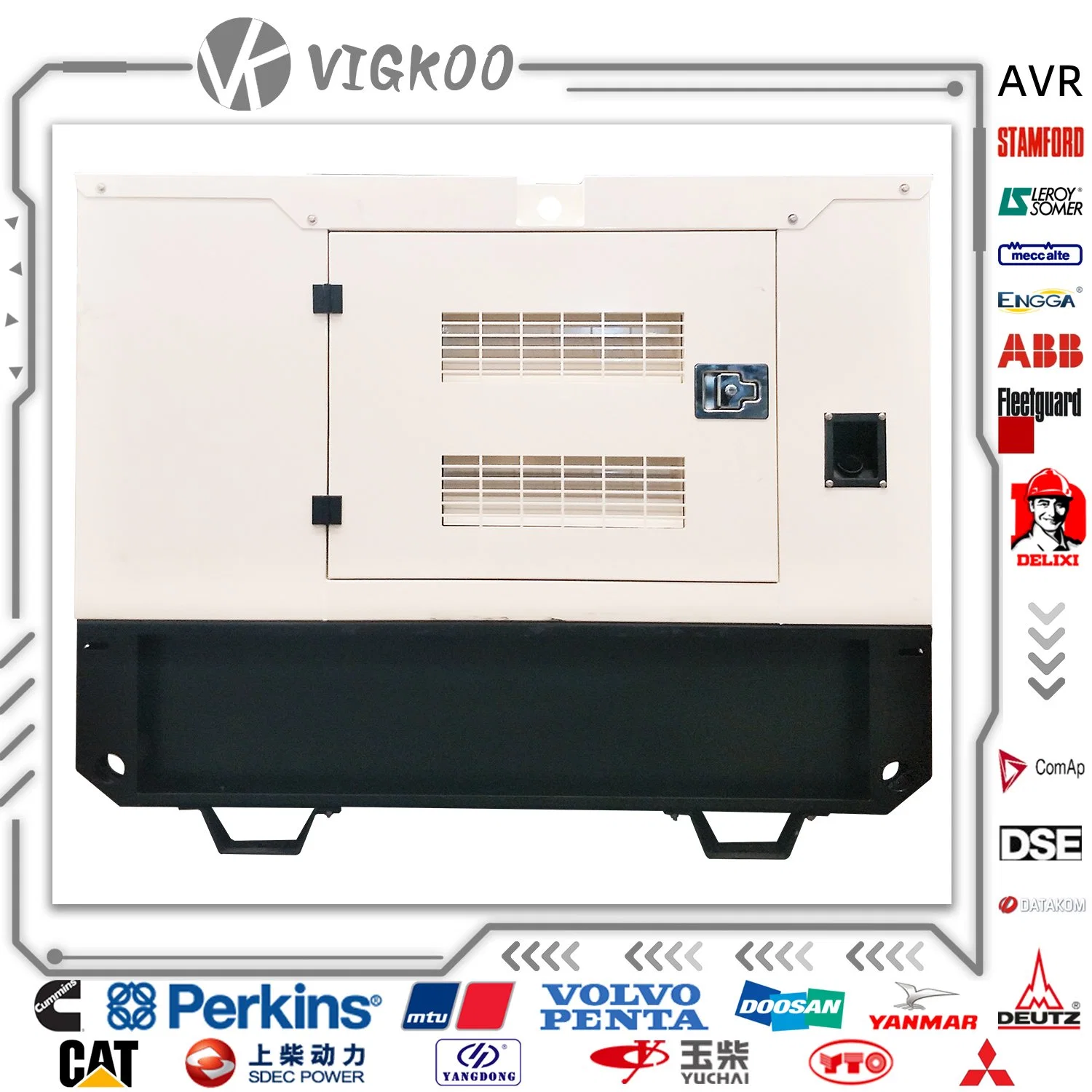 Electric Silent Type 10 kVA to 4000 Kw Diesel Power Generation