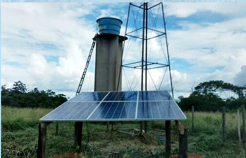 48V 450W Js3-2.1-100 sumergible de alta presión de la bomba de agua solar para la Agricultura