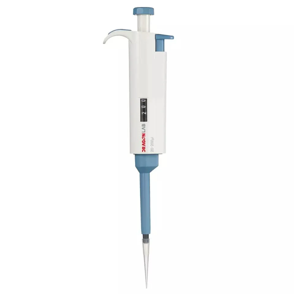 Handling Single Channel Adjustable Volume Pipette for Lab