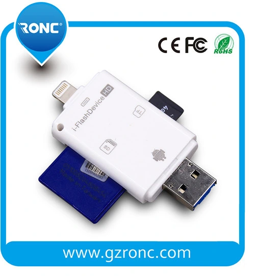 USB 2.0 Multi Smart Mirco SD Card Reader for iPhone