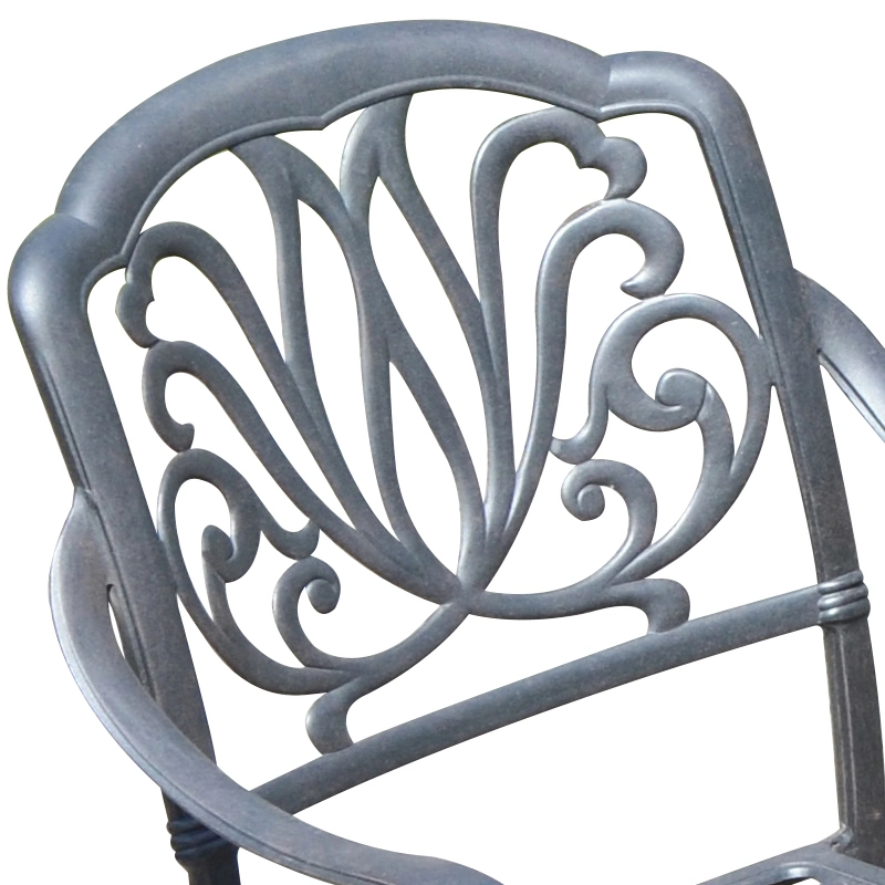 Cast Aluminum Patio Furniture Outdoor Garden Furniture Elizabeth Bar Table & Chair