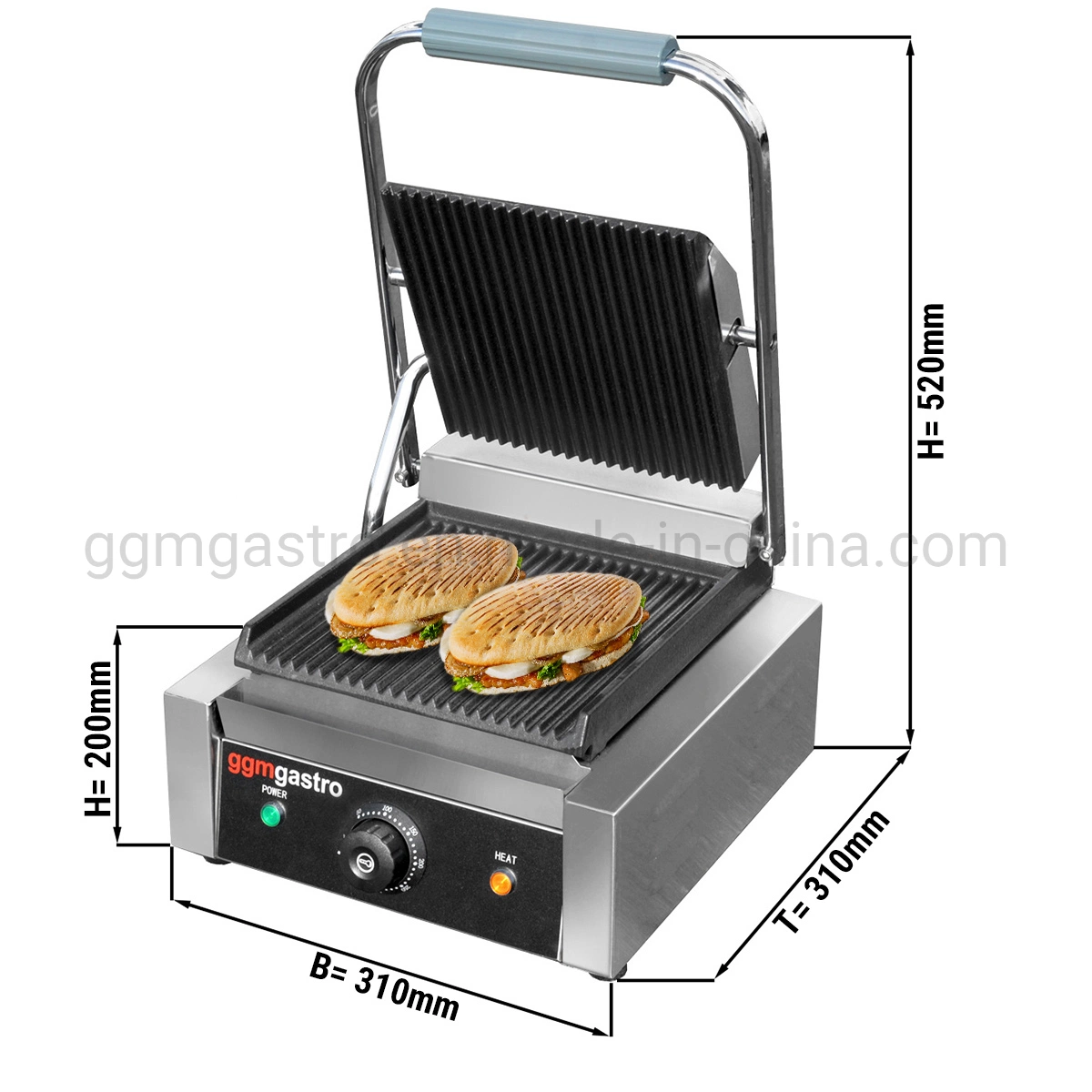 Hot Sale Panini Contato Sandwich Grill Press Maker Electric BBQ Grelha