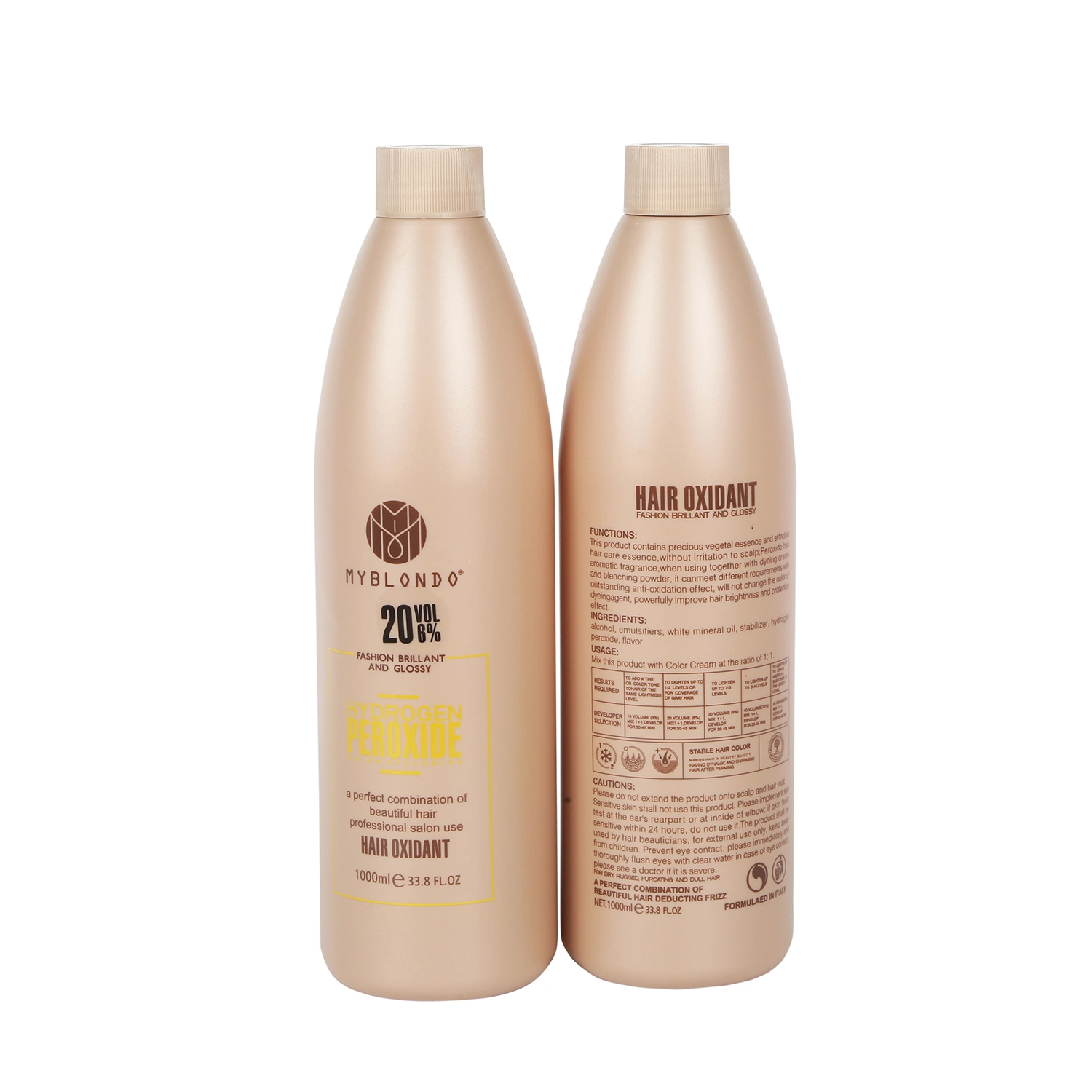 China Hair Developer Cream Factory Private Label Professional Mild Formula Hair Peroxide