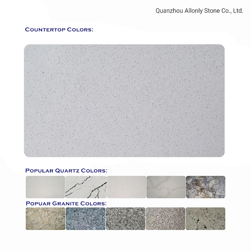 Precut Artificial Stone Slab Panel Quartz Prefab Countertop for Kitchen