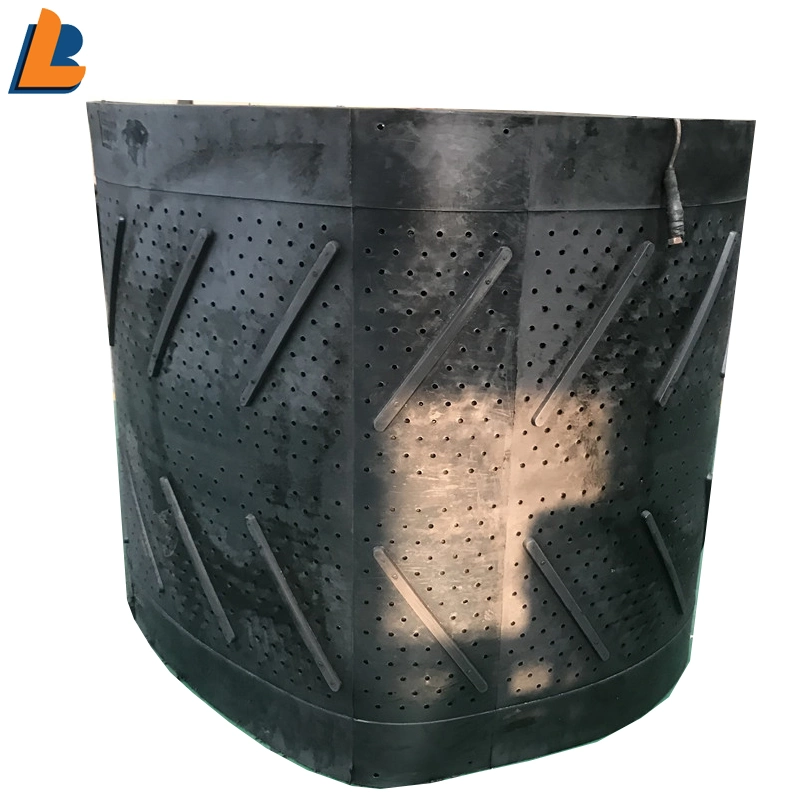 Q324 Tumble Rubber Belt Type Shot Blasting Machine Tumble Belt