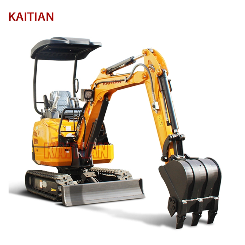 Mini Digger Free Shipping China Wholesale/Supplier Compact Mini Excavators 1.6 Ton Prices with Thumb Bucket for Sale