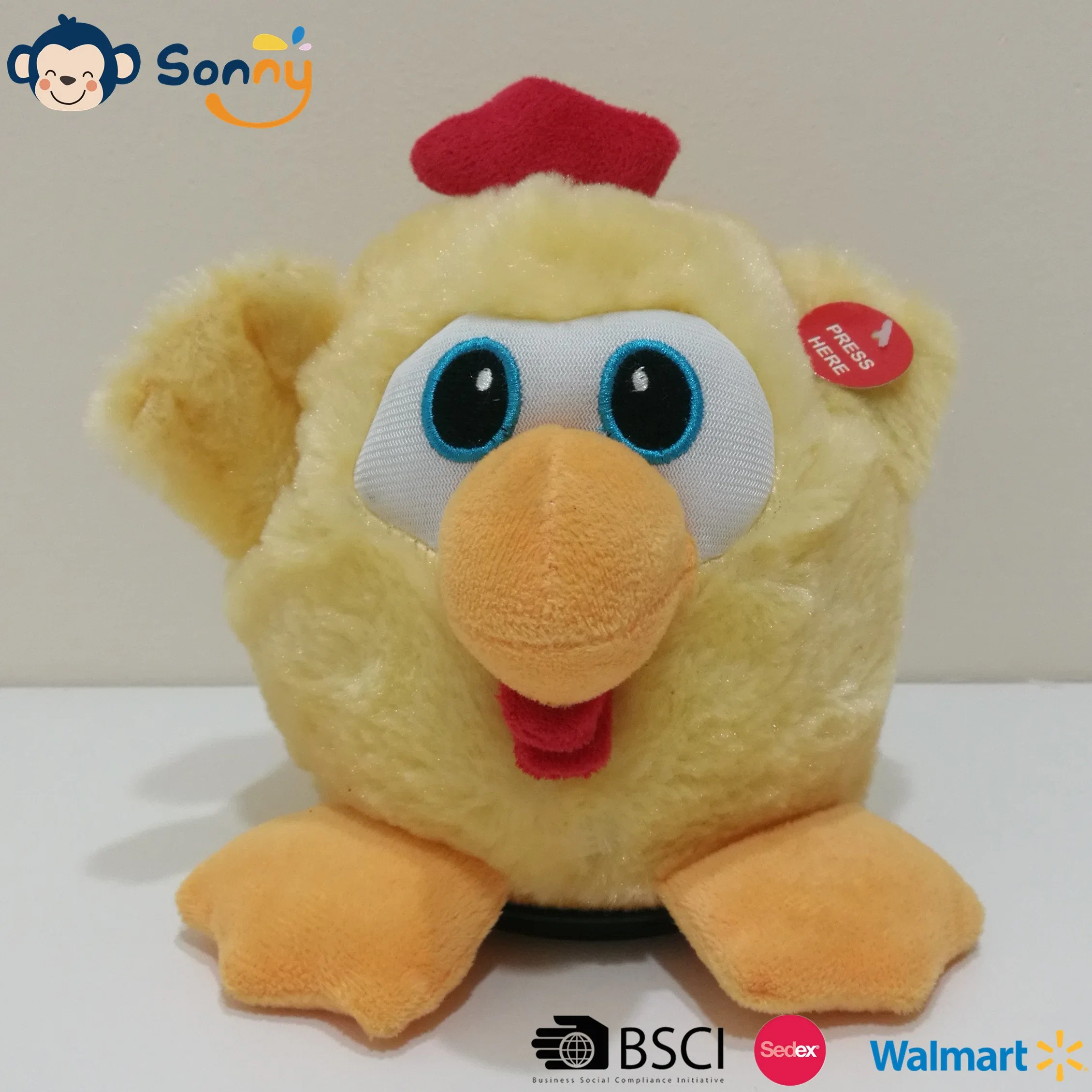 Wholesale/Supplier Original Factory Musical Spinning Easter Plush Chicken Kids Gift