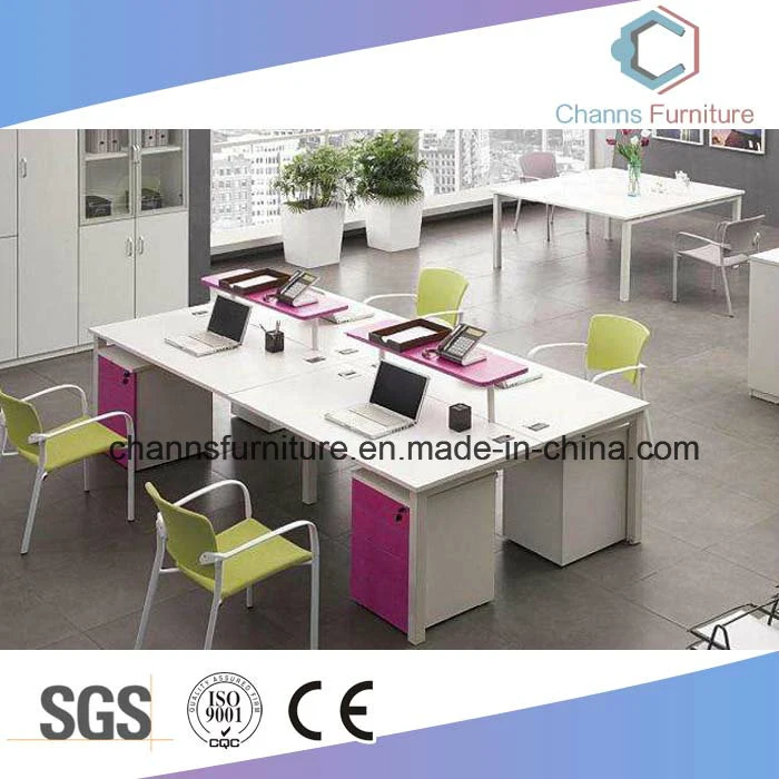 Hot Sale Straight Shape White Office Partition with Drawer CAS-W1858