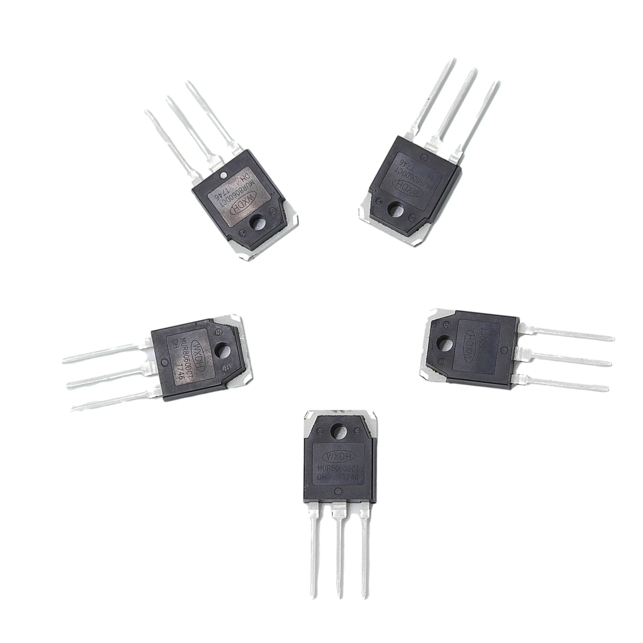 Diode à récupération rapide 80 a 600 V Mur8060DCT to-3p