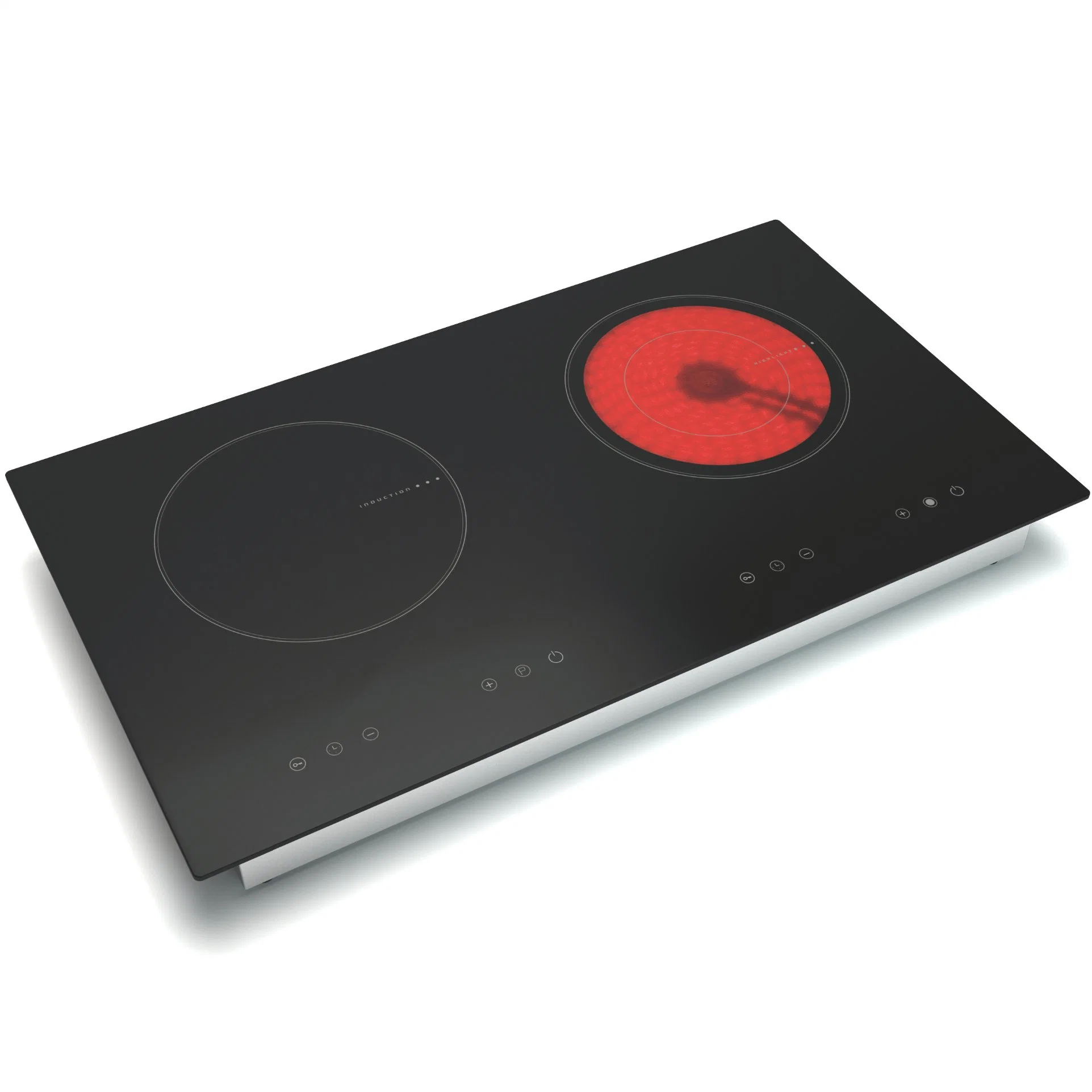 Microcomputer Toucher Bulit-in 2 Burners Electric Ceramic Cooker Induction Stove