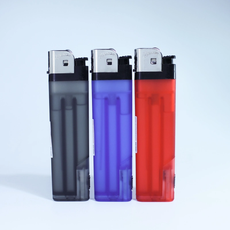 Gas Lighter with LED Light for Cigarettes