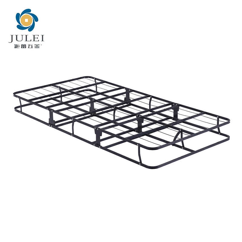 Estructura de cama metálica de hierro para plataforma de cama metálica Estructura de la cama plegable portátil de la base