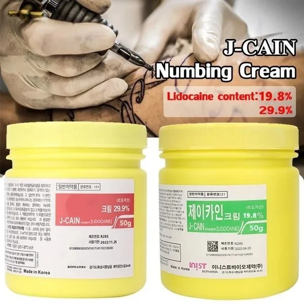 Korea 500g 29.9% 59.9% Yellow J-Cain Numbing Cream