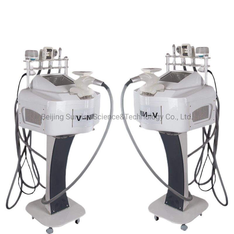 Beijing Sunrise Professional V9 RF Vacuum Cavitation Body Contouring System Vela Body Slimming Shape Roller RF Cellulite Removal Wrinkle Removal