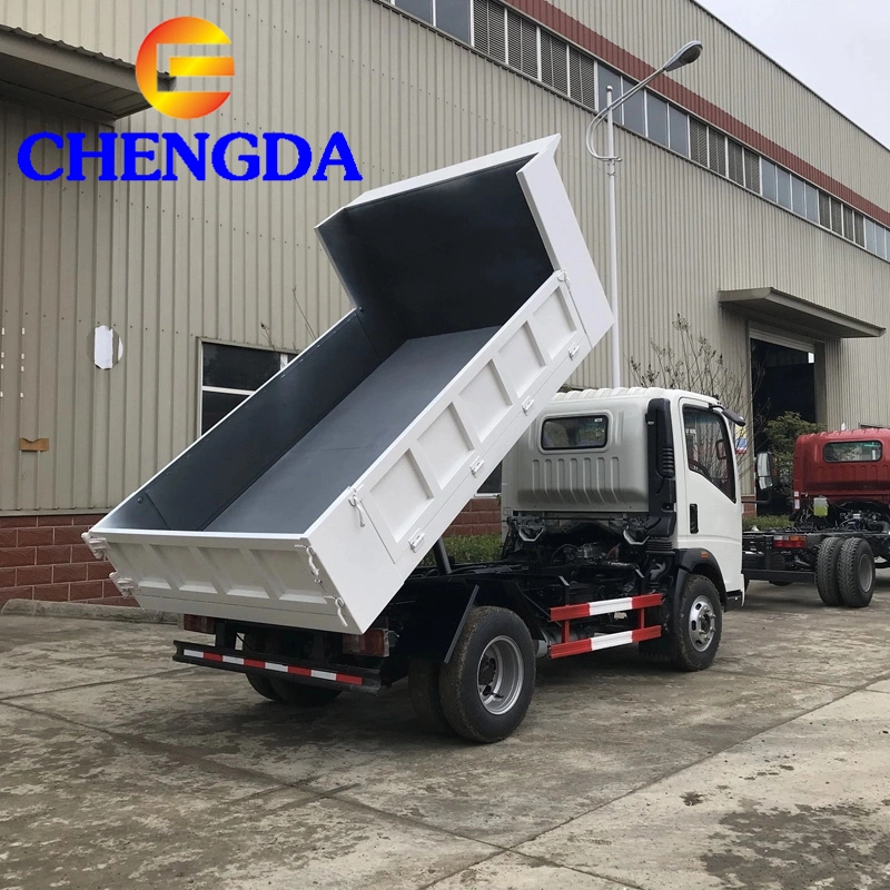 La Chine Sinotruk HOWO Euro 2 3 4 4x2 4X4 off road 3,5 tonnes 5 tonnes mini-vidage de benne basculante de lumière utilisée Mini Dumper chariot