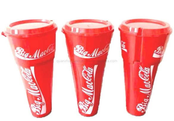 OEM Creative Children desechable de plástico paja Big Coke Cup