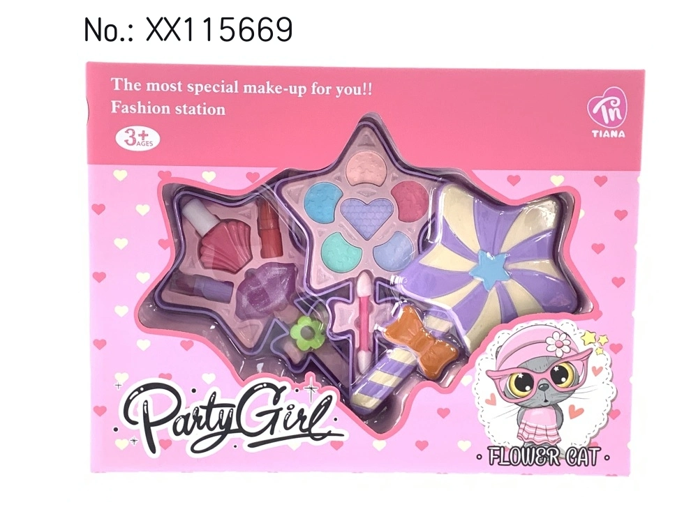 Juego de maquillaje de belleza cosmética Real para niñas juego de niños Niños de la casa conforman Toy