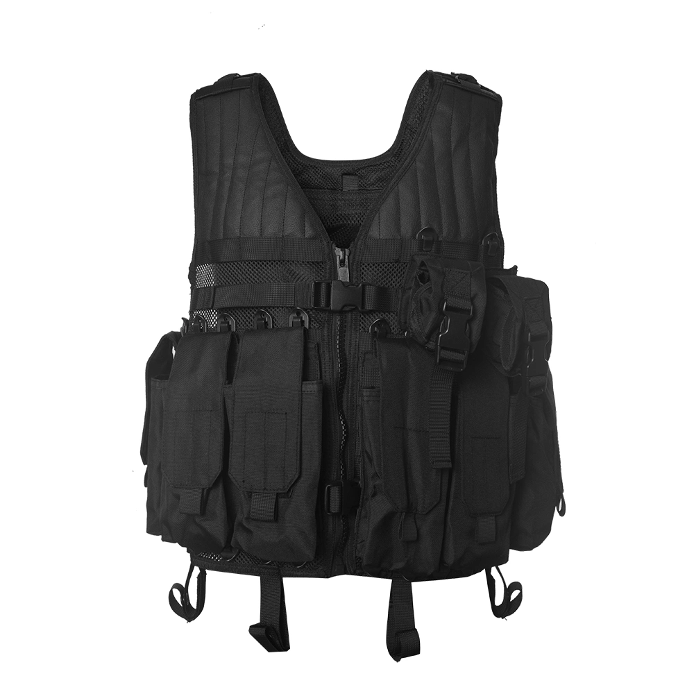 Custom Outdoor Military Tactical Vest Durable Mesh Vest with Detachable Belt Holster