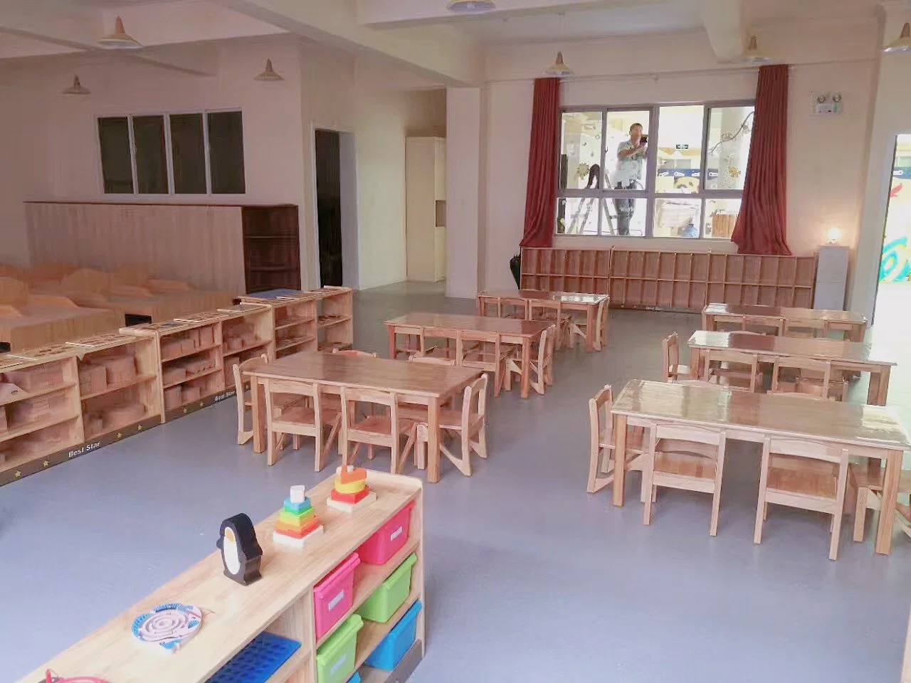 Modern Study Room Furniture, Daycare Furniture, Kindergarten Furniture, Kids Room Furniture Children Wooden Furniture, School Classroom Furniture Baby Furniture