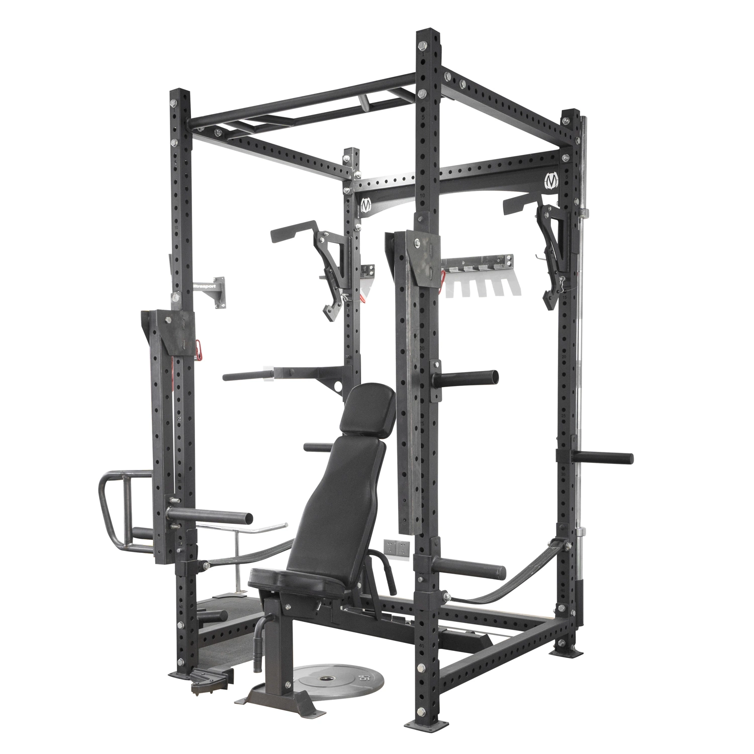 Großhandel Anpassen Fitness Pull Up Power Übung Squat Rack Smith Fitness-Studio Home Strength Rack