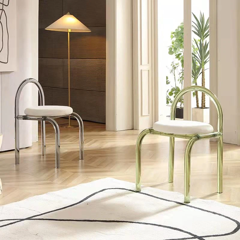 Nuevo estilo acrílico y colorido Cojín de silla de comedor Muebles