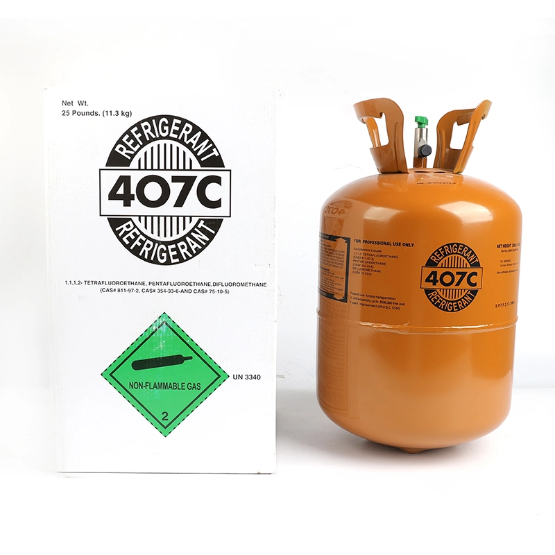 99.80% Purity 11.3kg Neutral Packing Hfc Refrigerant Gas R407c in Air Conditioning