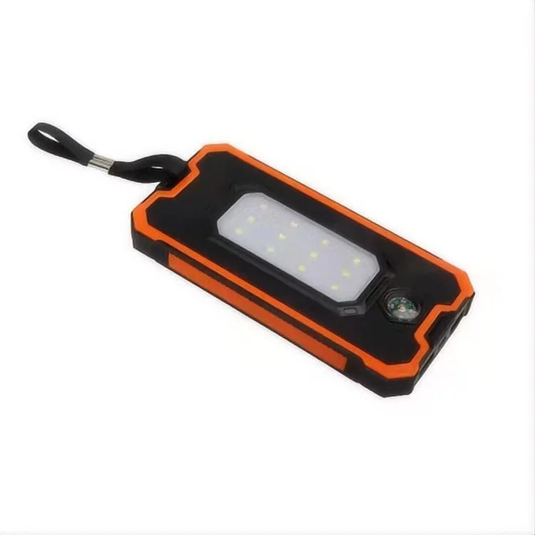 Compass Double LED Light Solar Mobile Power Charging Treasure