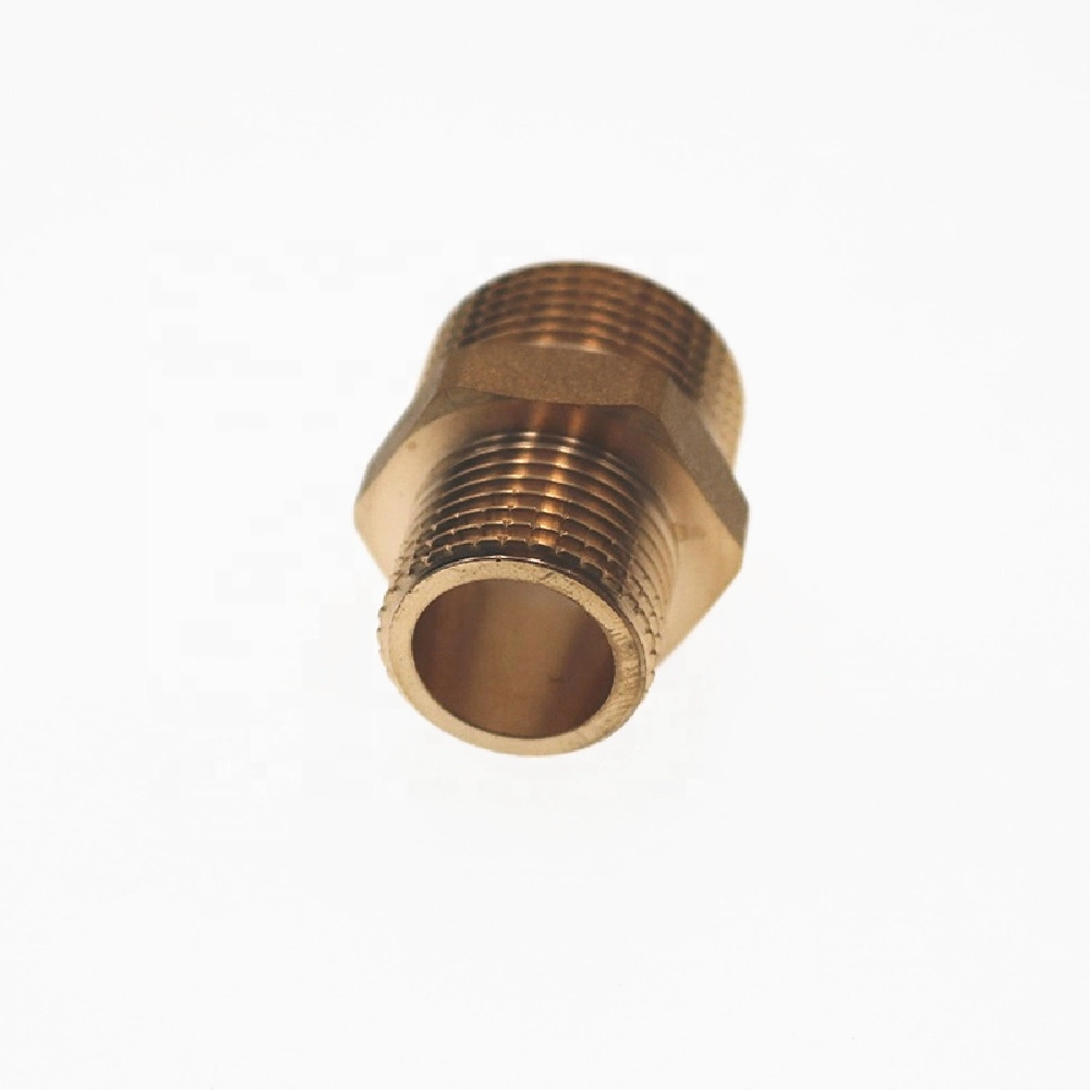 Brass Thread Fittings Equal Reducing Coupling for Pex Pipes Joints for Plumbing