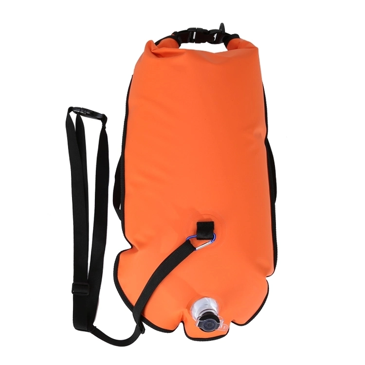 28L Aufblasbare wasserdichte Dry Bag Tow Float Open Water Schwimmen Boje für sicheres Schwimmen Training