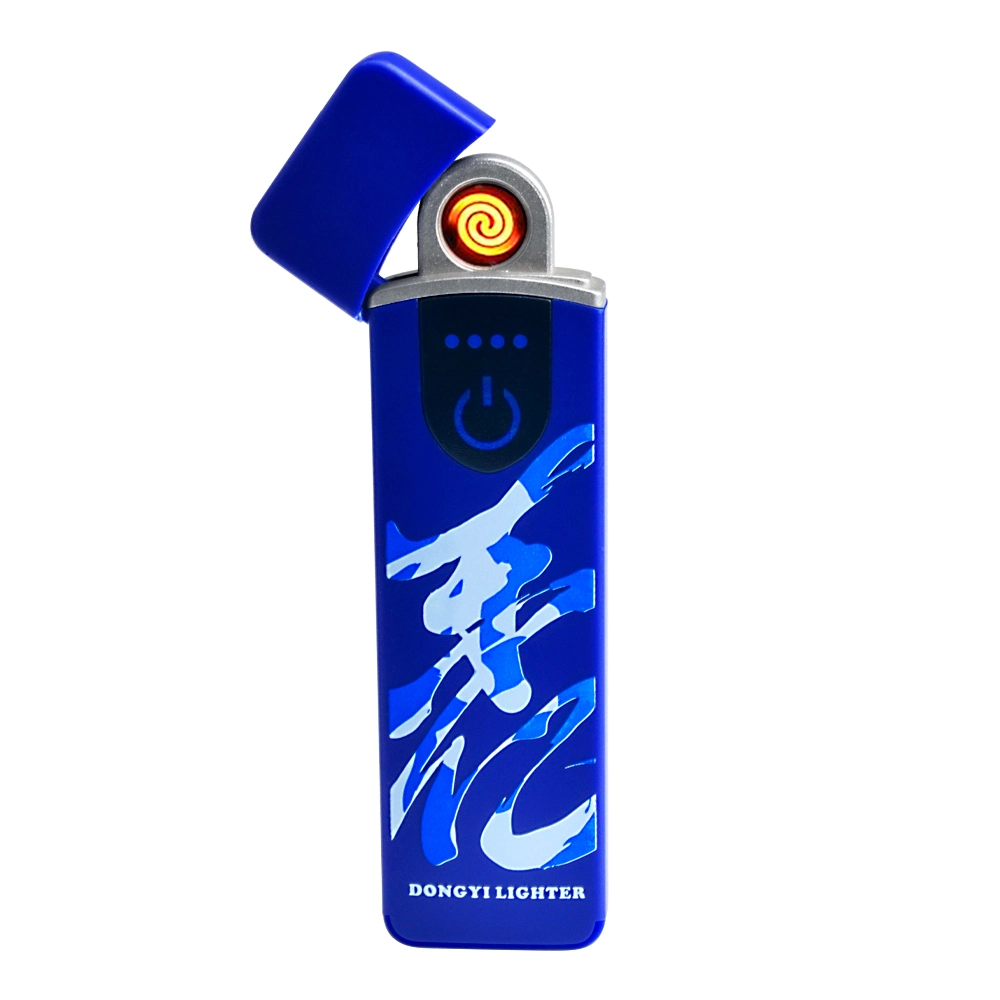 Donyi Wholesale/Supplier Electric USB Lighter Encendedor Fingerprint Touch Screen Rechargeable Electronic Cigarette Lighter Custom Logo