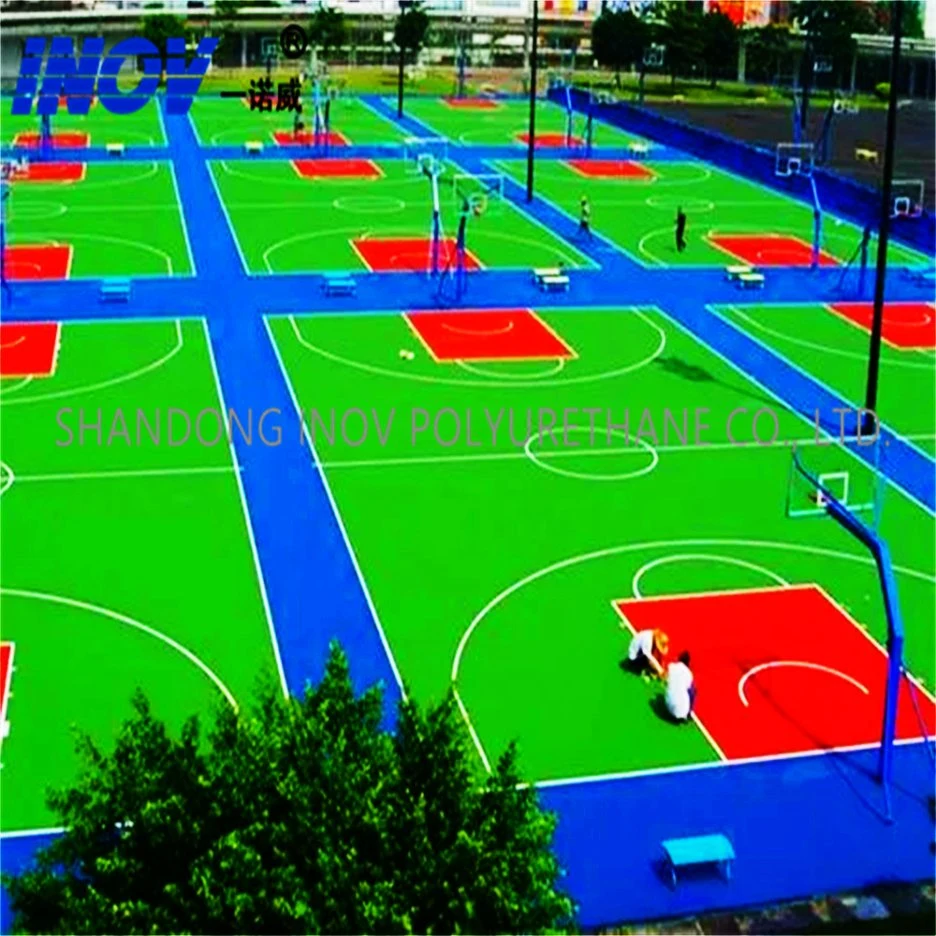 New National Standard PU Court/Composite PU Court/Environmentally Friendly Paving Materials