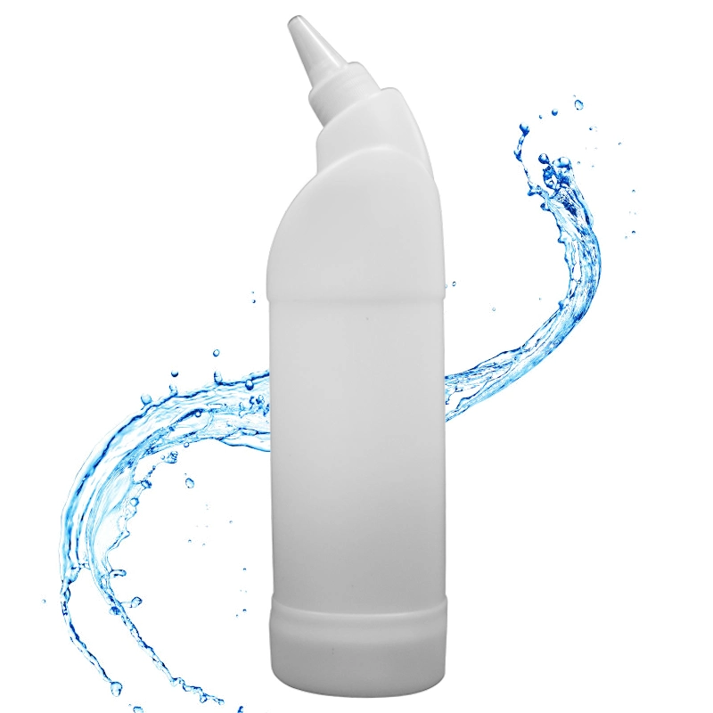 Weiß 750ml leere Toilettenreiniger Flasche Flüssigseife Squeeze Kunststoff Flasche mit Drehverschluss