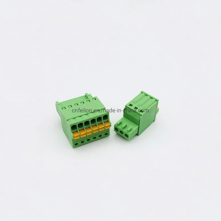 2mm Screw-Free edgkd-2.5de Prensa de la primavera de terminales enchufables el conector PCB PCB