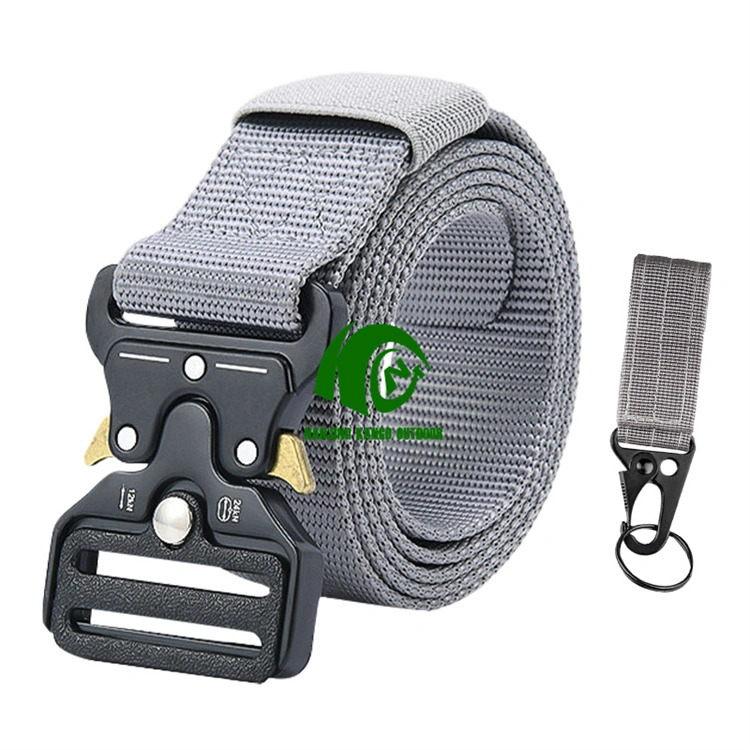 Kango Hot Sale Police Uniform Tactical Belt Nylon Webbing Multi-Functional Pouch Military Belt