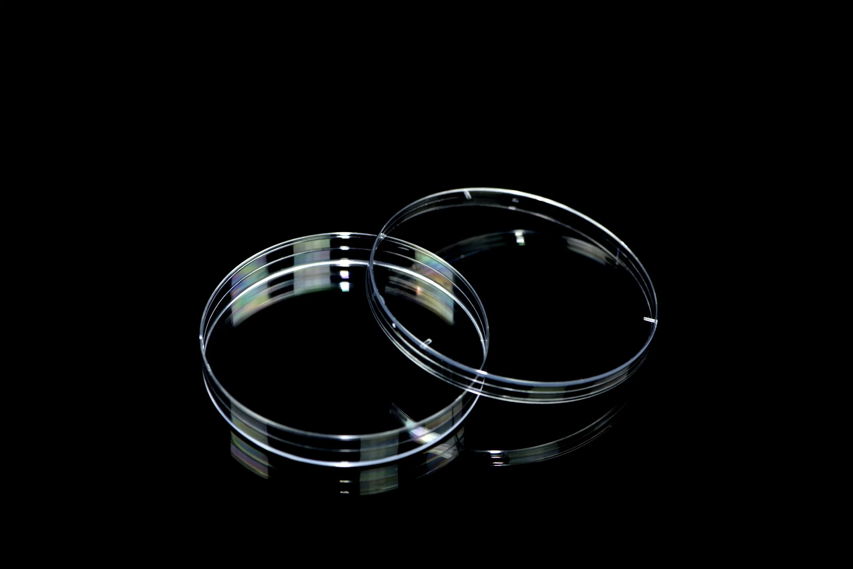 Plastic Laboratory Sterilized Disposable 90mm*15mm Sterile Petri Culture Dishes with Lids