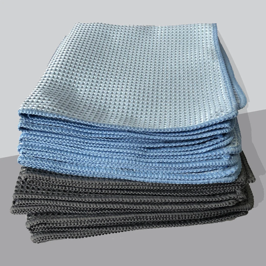 265GSM 30*40cm Microfiber Waffle Cleaning Cloth Kitchen Towel Strong Absorbent Wholesale/Supplier Car Hotel Waffle Towel Kitchen Towel