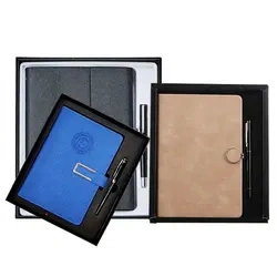 Kawaii Leather Journal Stationary Notebook Pen Gift Set for Students