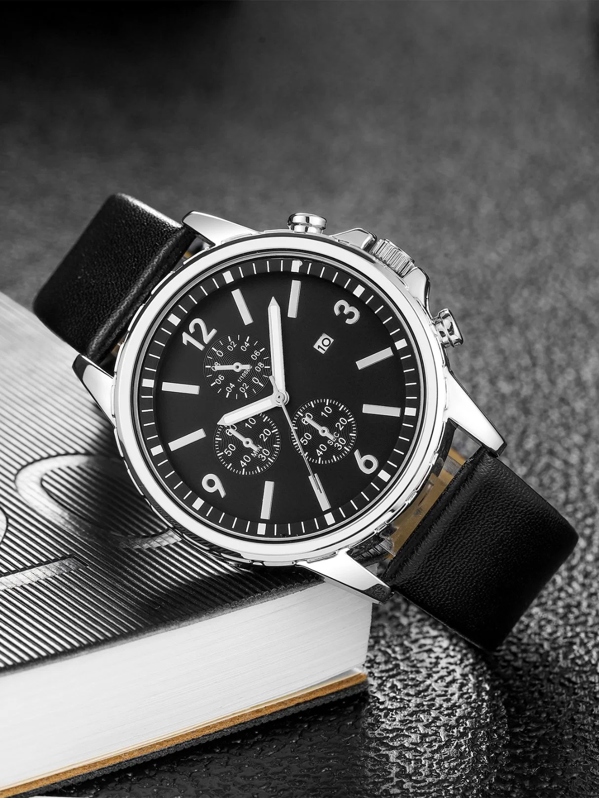 Wrist Watch OEM Customized Logo Sports Hot Sell Leather Strap Men Watch Cheap Price Waterproof Quartz Wrist Watch OEM Customized