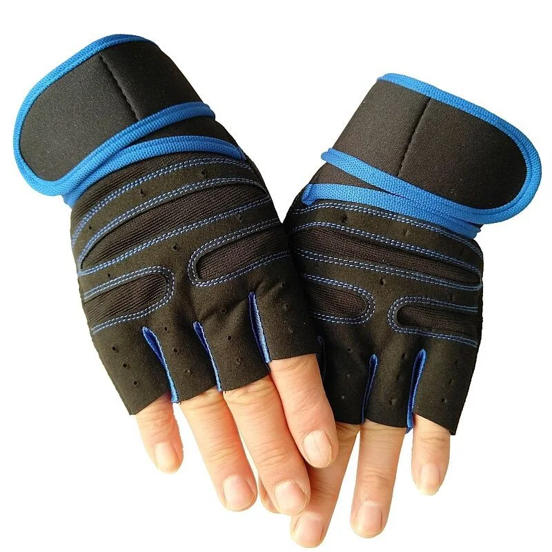 Großhandel Half Finger Gym Radfahren Workout Handschuhe Sport Gewichtheben Handschuhe